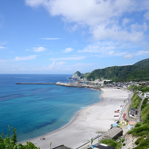 *【海水浴場】前浜海岸。夕日もキレイです♪