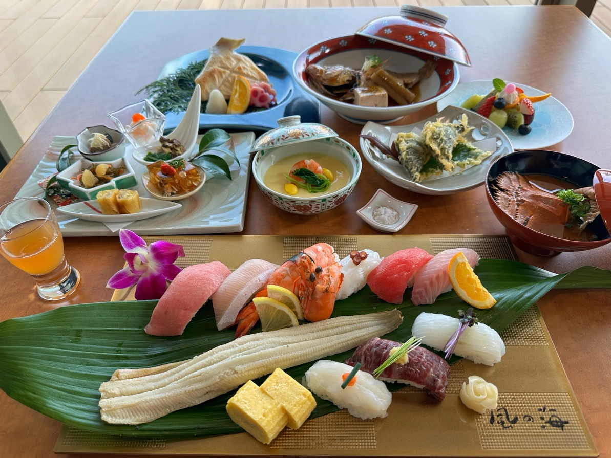 【全室オーシャンビュー】関門海峡寿司会席プラン♪