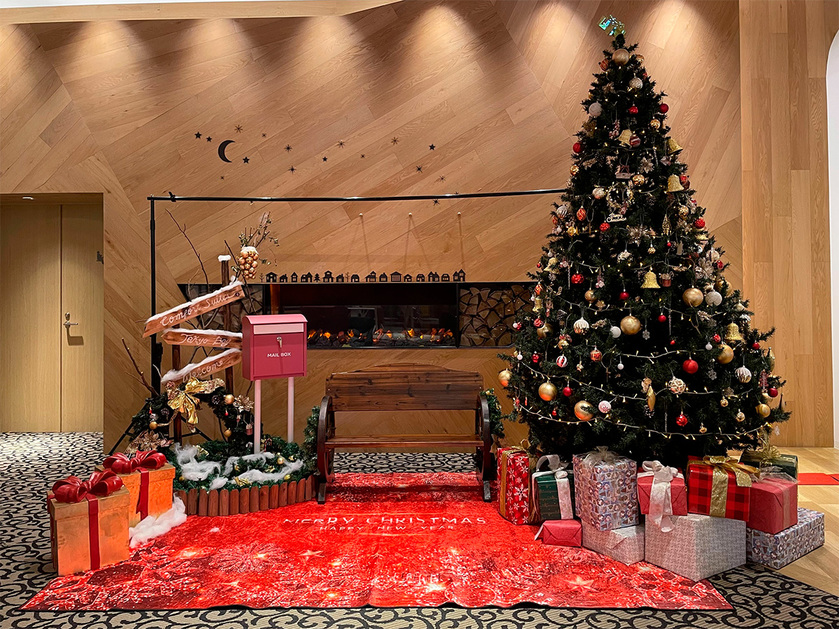 【室数限定】クリスマスルームでホテルステイ◆スパークリングワイン付き◆12時チェックアウト◆朝食付き