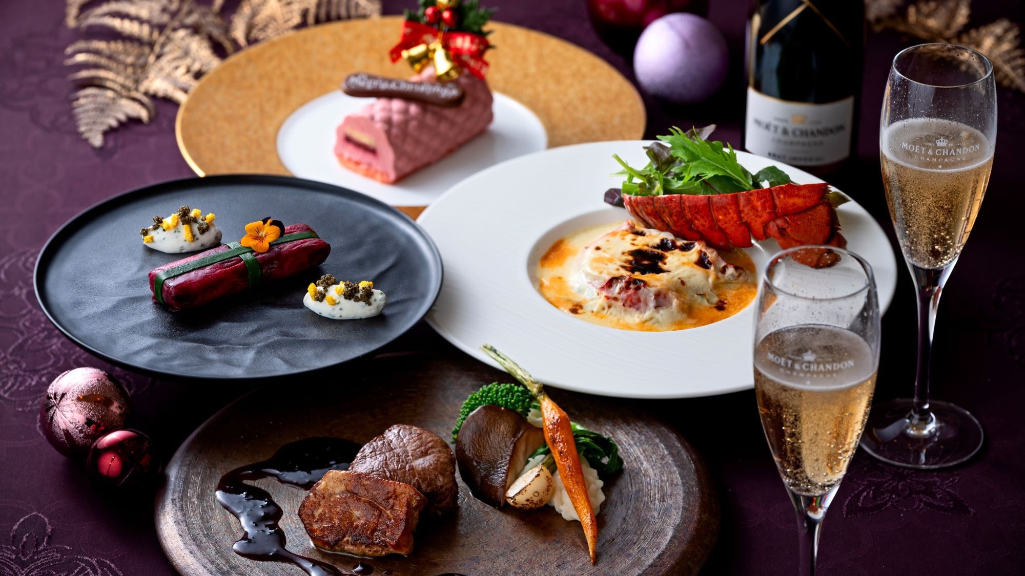 【お届け時間：17:00〜】グランコートXmas〜Classical〜特製ルームサービスディナー付