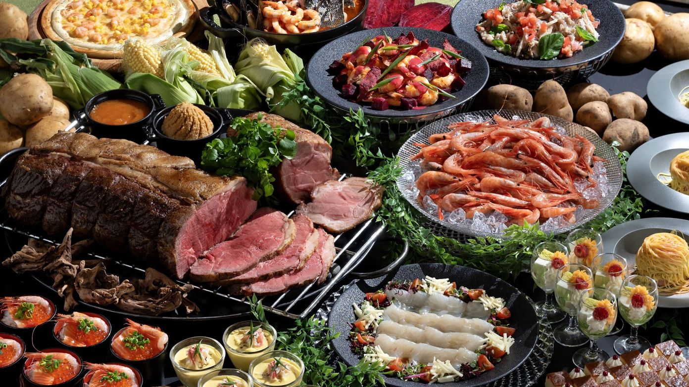 【1キッズフリー】添い寝のお子様1名お食事無料★平日17時30分夕食スタート★朝＆夕バイキング二食付