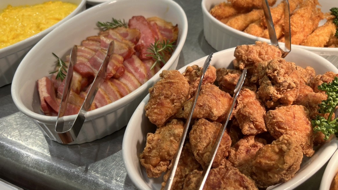 ベーコン＆唐揚げ