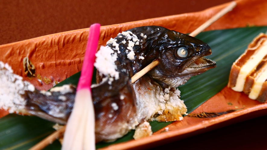 料理一例◆川魚の塩焼き