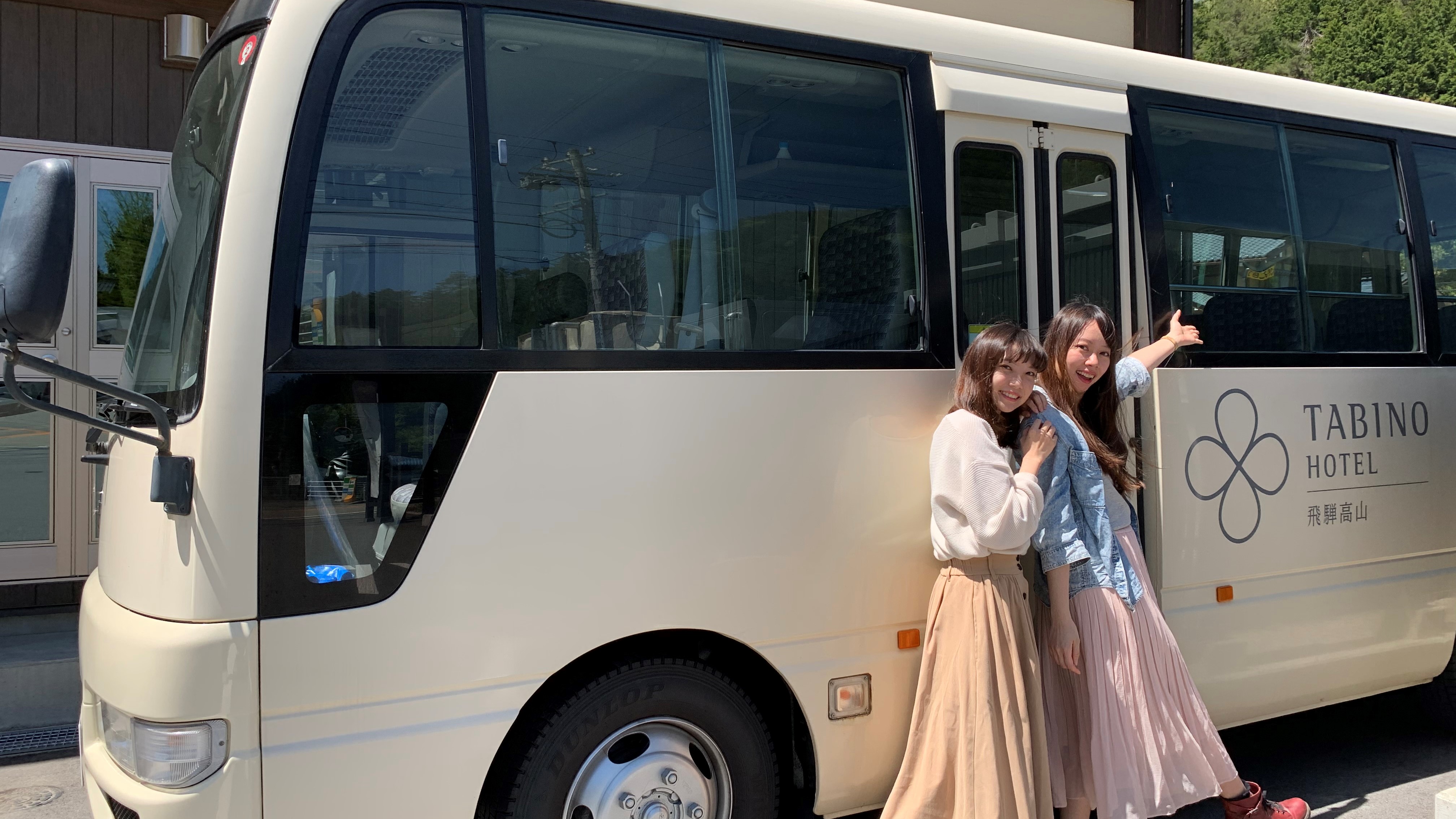 送迎バス　高山駅⇔ホテルの無料送迎バスがございます。