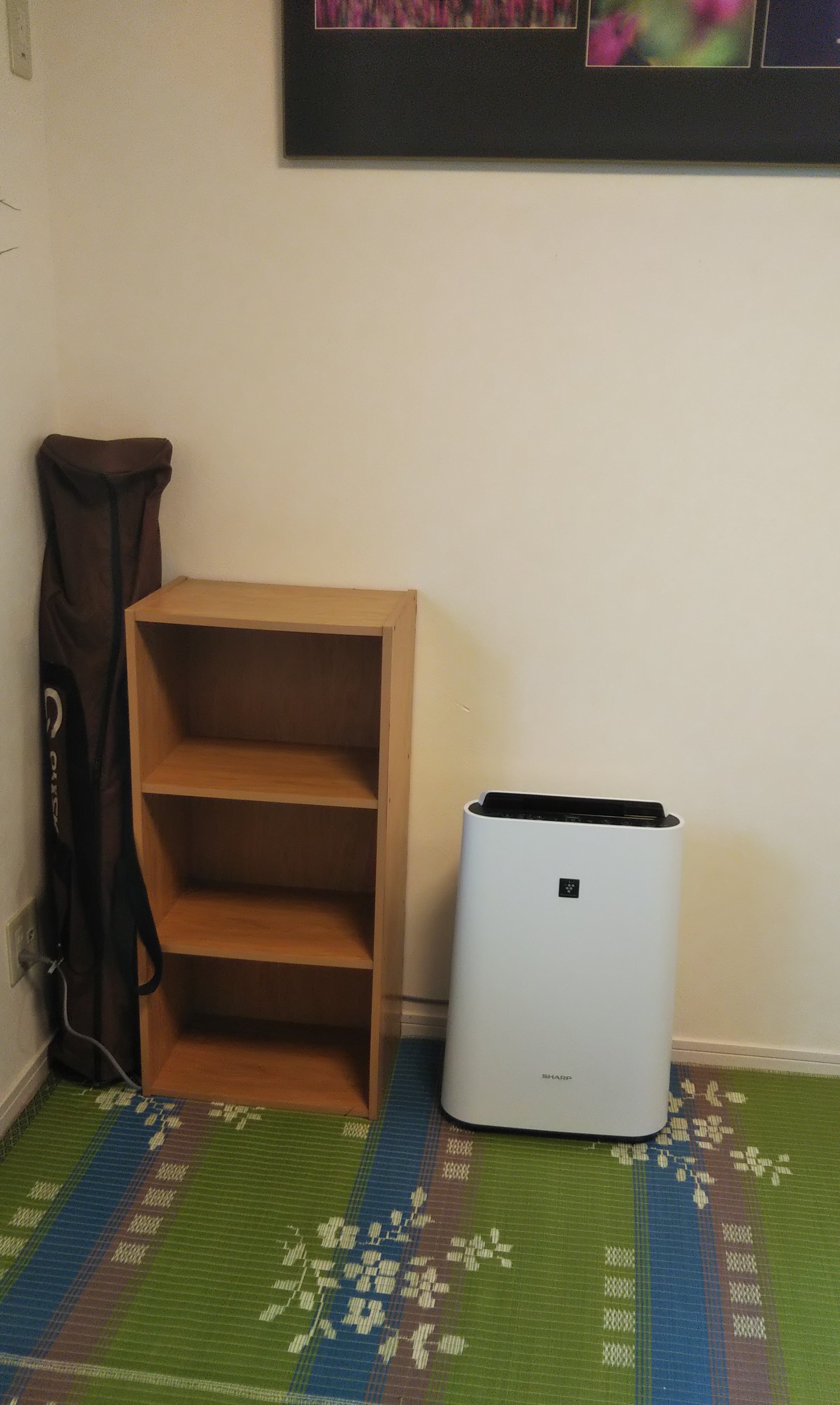 ２階部屋の空気清浄機