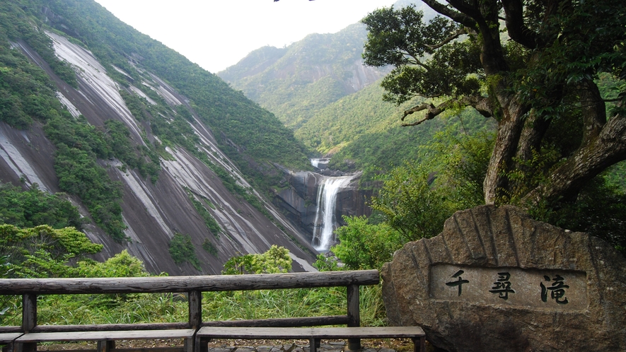*【千尋の滝】車で42分。屋久島を代表する滝の一つ。マイナスイオンたっぷりで癒されます♪
