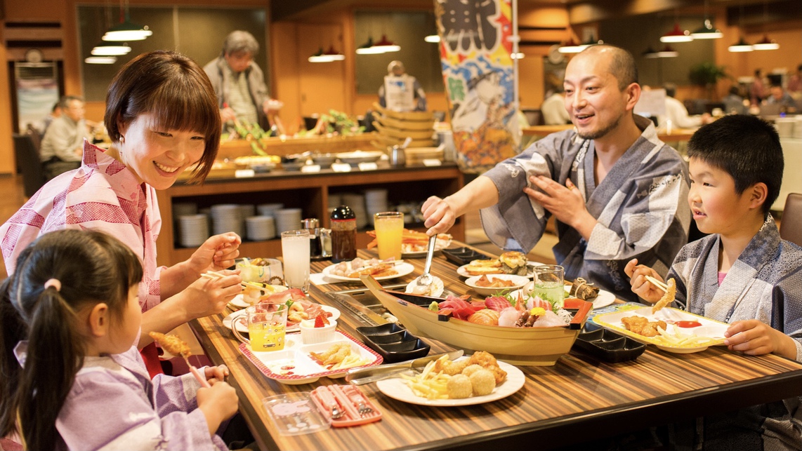 【2食付スタンダード】★浜焼きバイキング★海の幸も焼肉も食べ放題 ！！