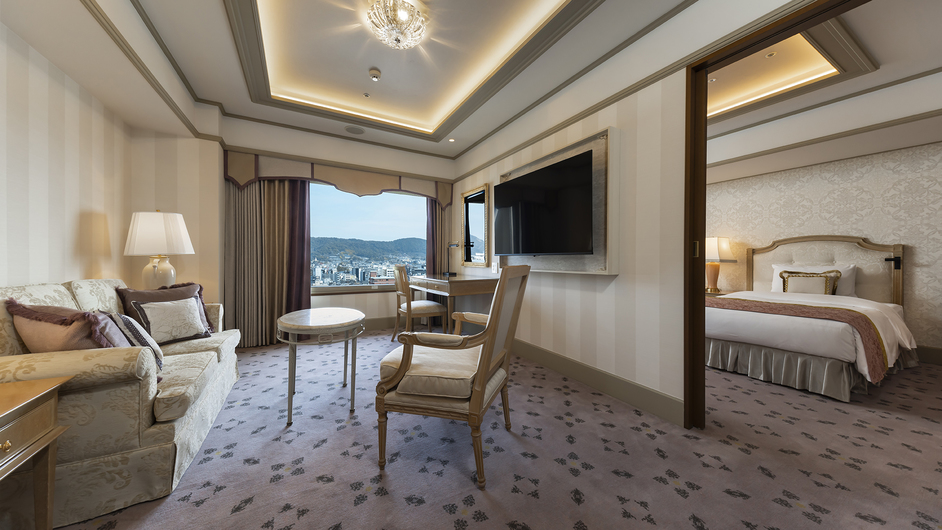 禁煙 スイートツイン(54平米・東向き) リビング