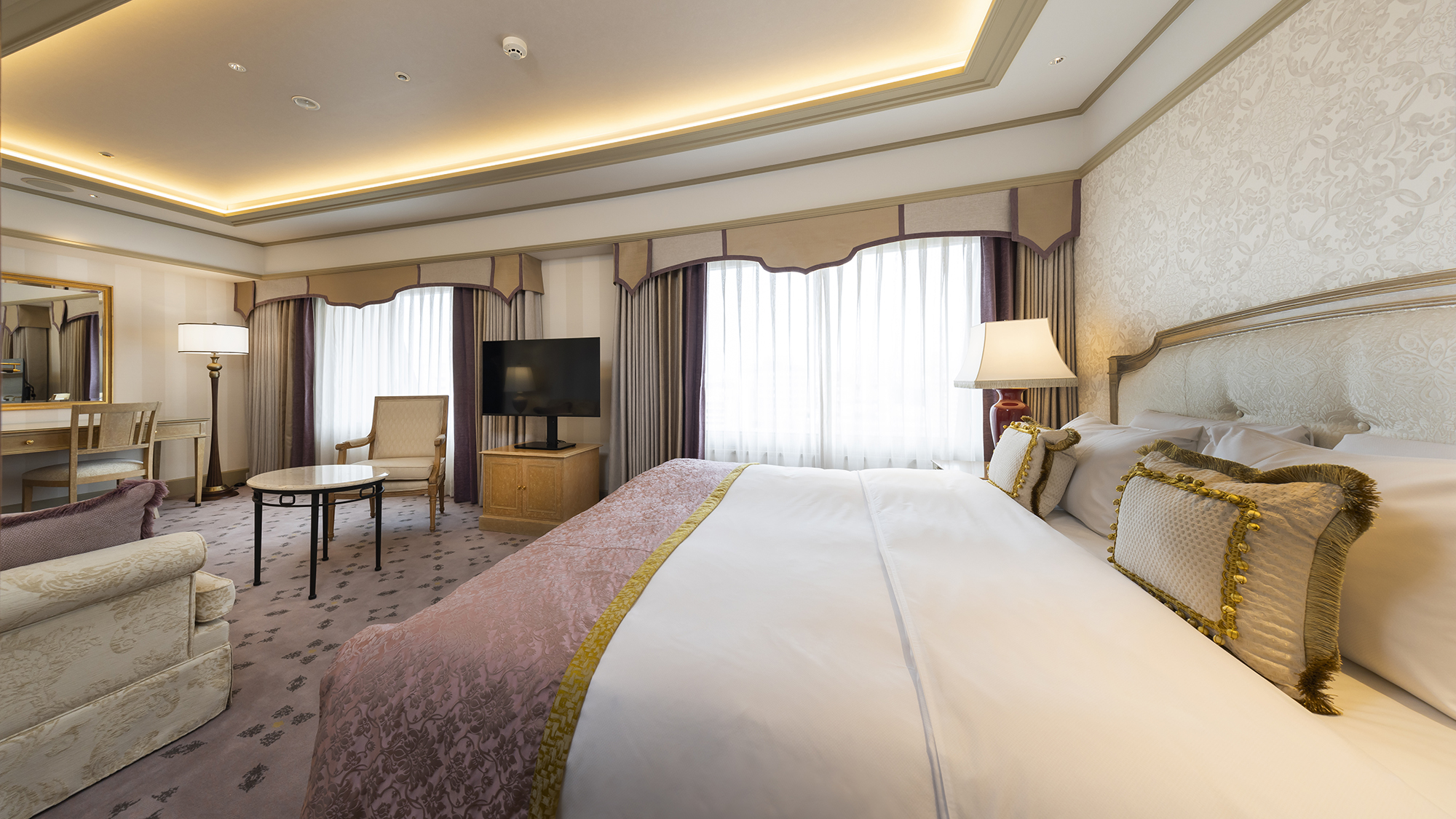 禁煙 エグゼクティブデラックスキングダブル(45平米・北向き) 寝室