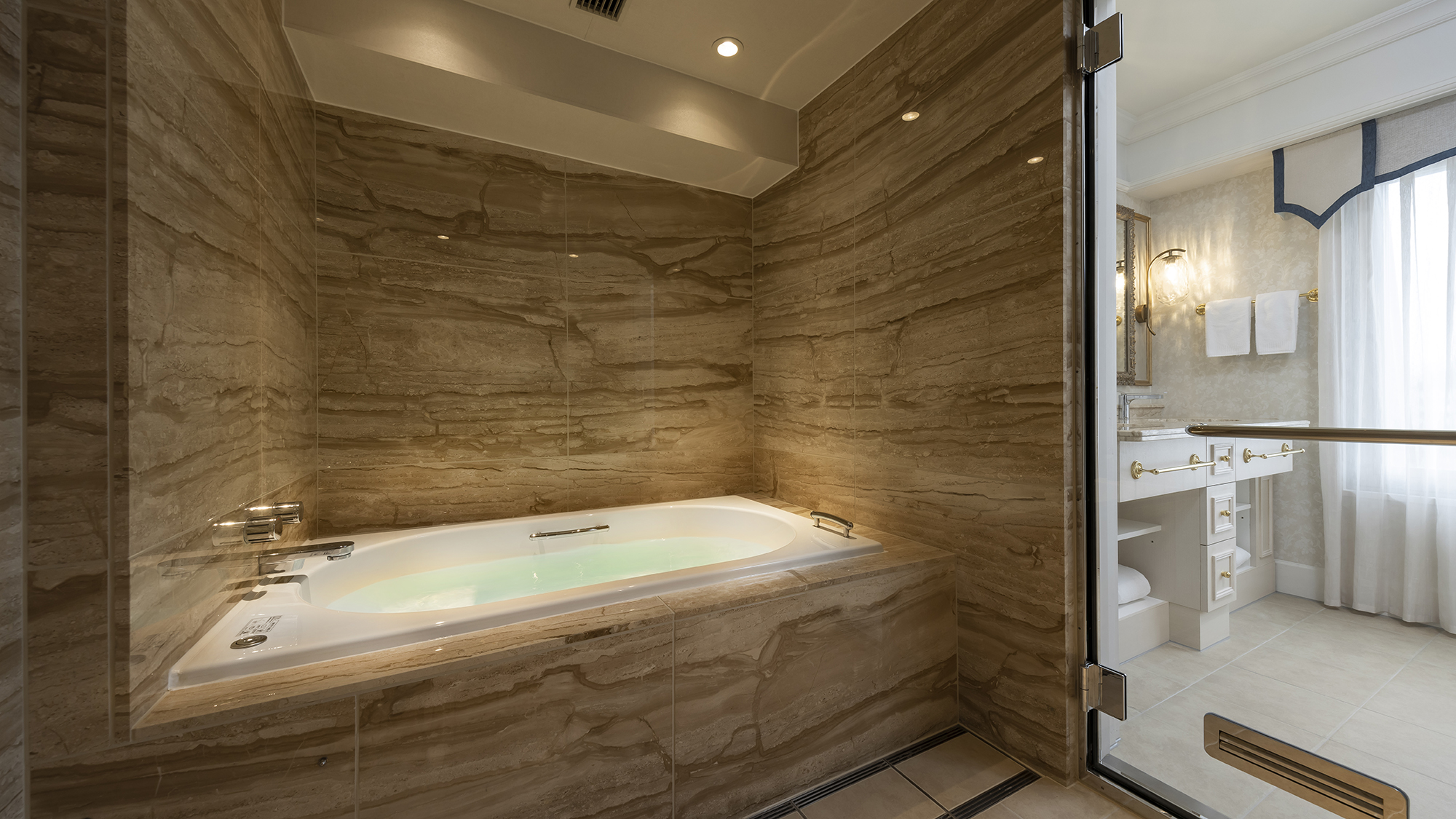 禁煙 プリンセススイート(112平米・北東向き・和室付)　浴室