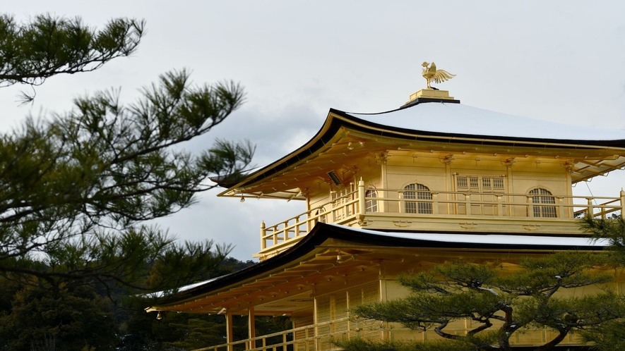 【金閣寺】一生に一度は拝みたい「雪化粧の金閣寺」雪の京都は別格の美しさです。