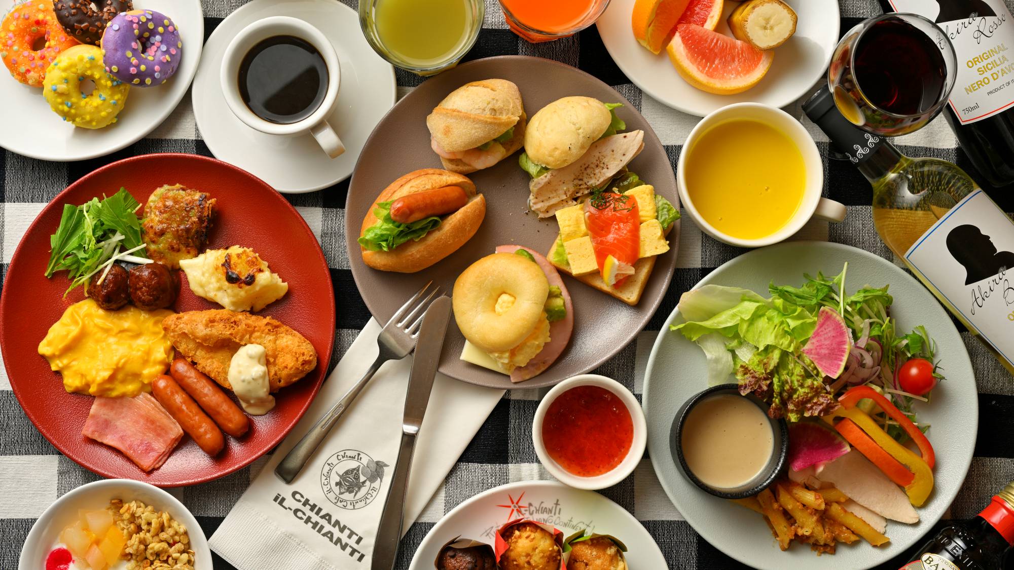 Eatwell朝食　朝食は約30種類のビュッフェスタイル