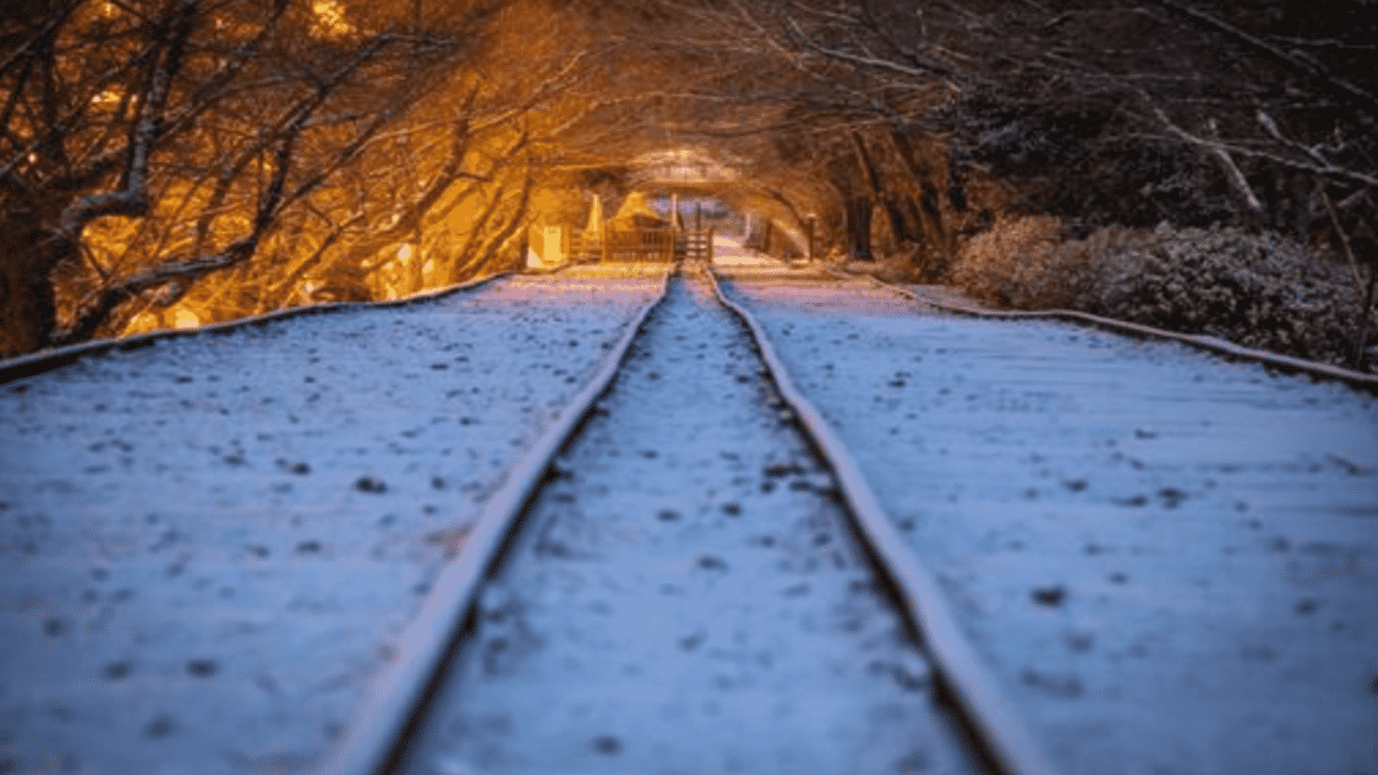 【蹴上インクライン】地下鉄東西線「蹴上駅」から歩いてすぐの場所にあり、雪景色が美しい穴場スポット。