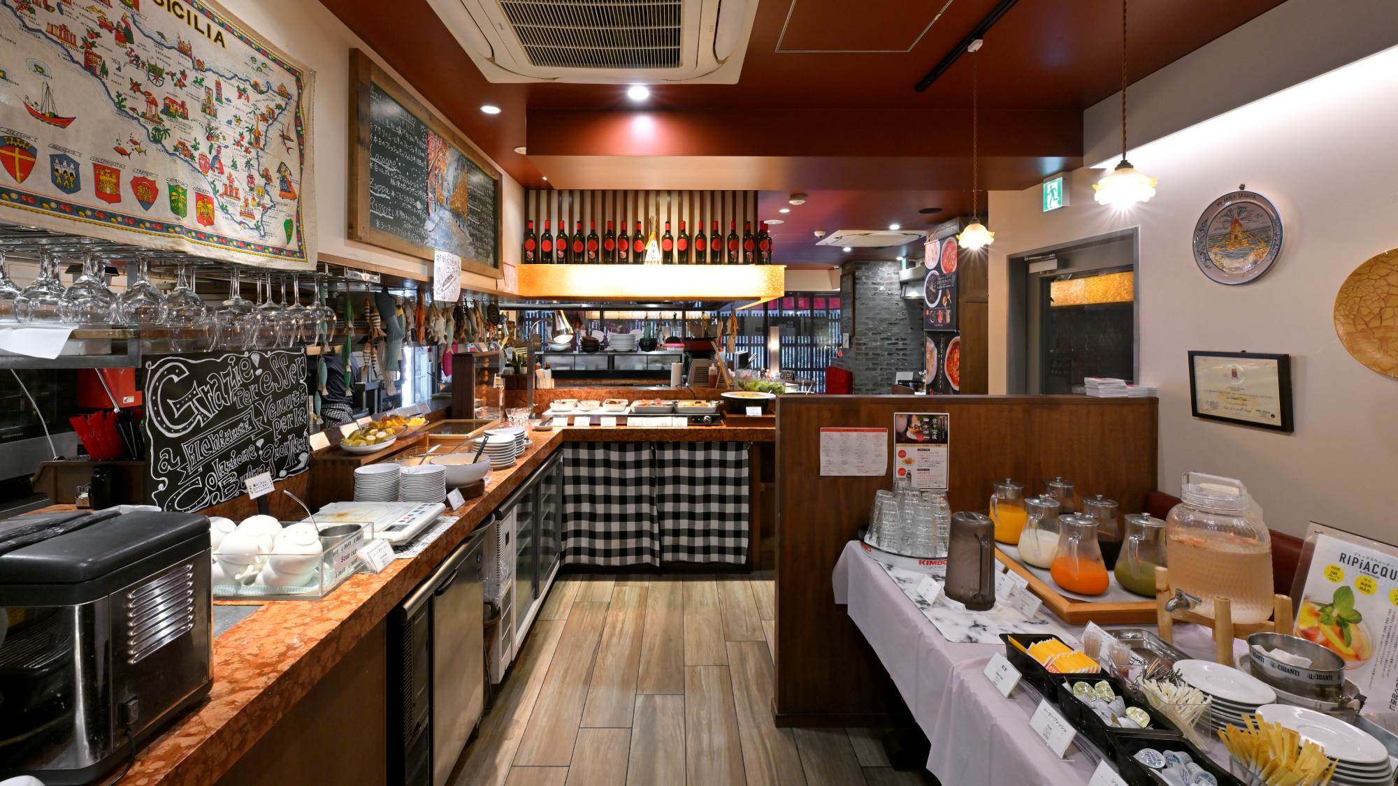 【朝食会場】イルキャンティ四条室町