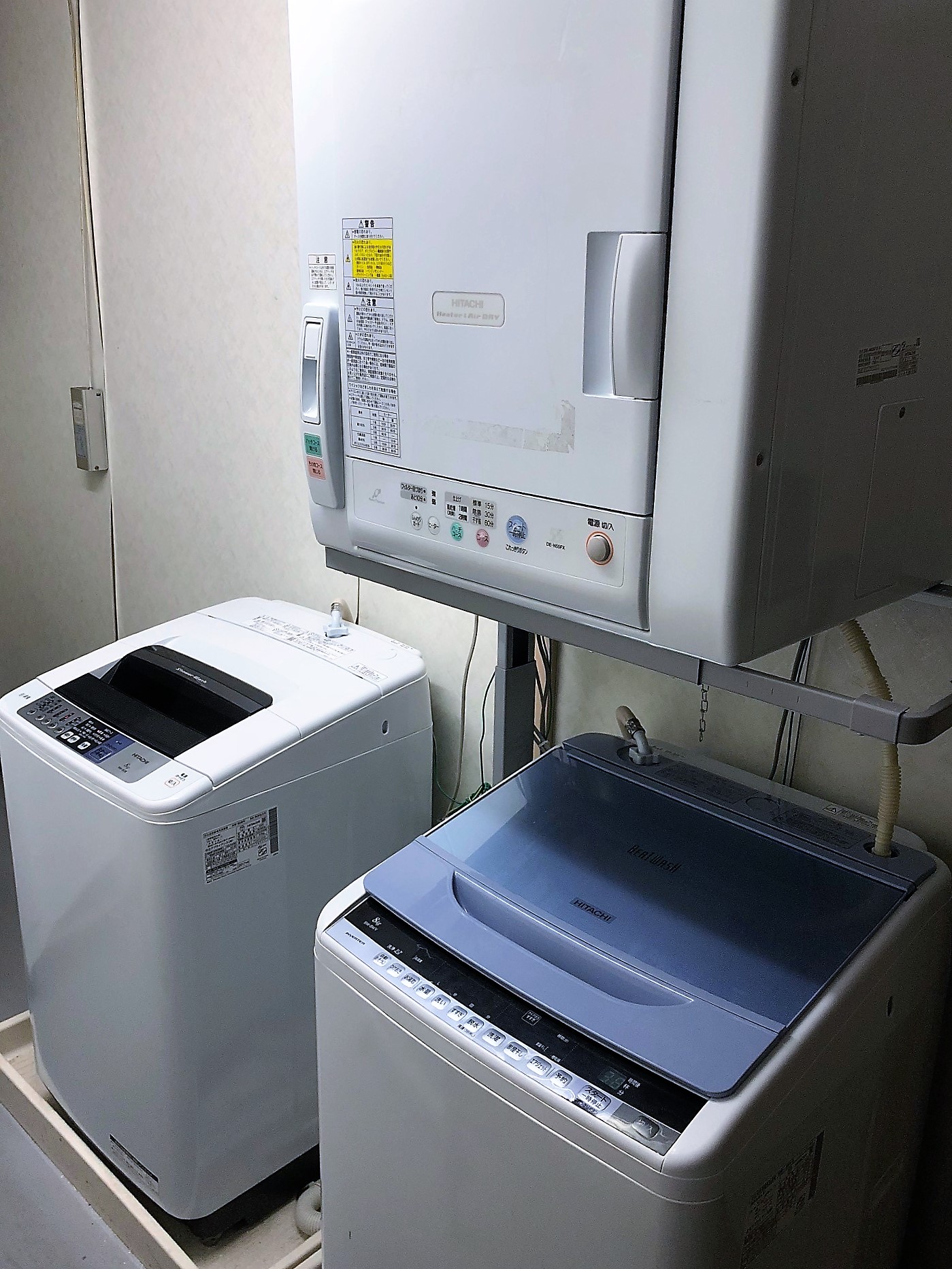 洗濯機・乾燥機　※無料でご利用いただけますので連泊のお客様に大変ご好評いただいております。