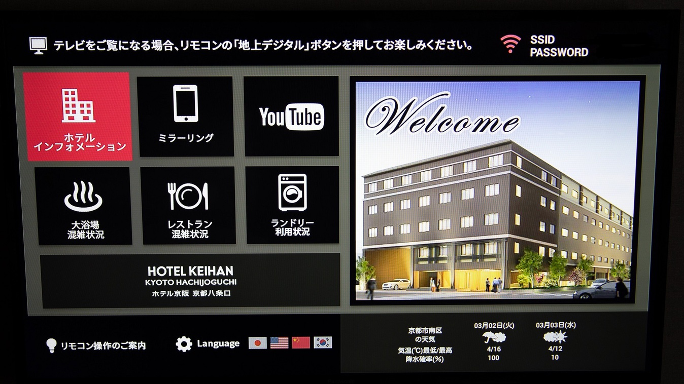 【客室】客室テレビ