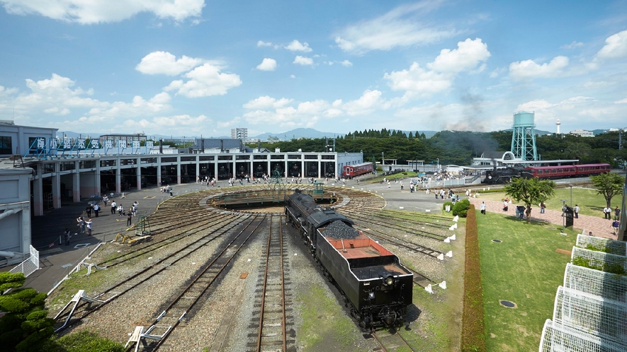 【鉄道博物館】-扇形車庫-