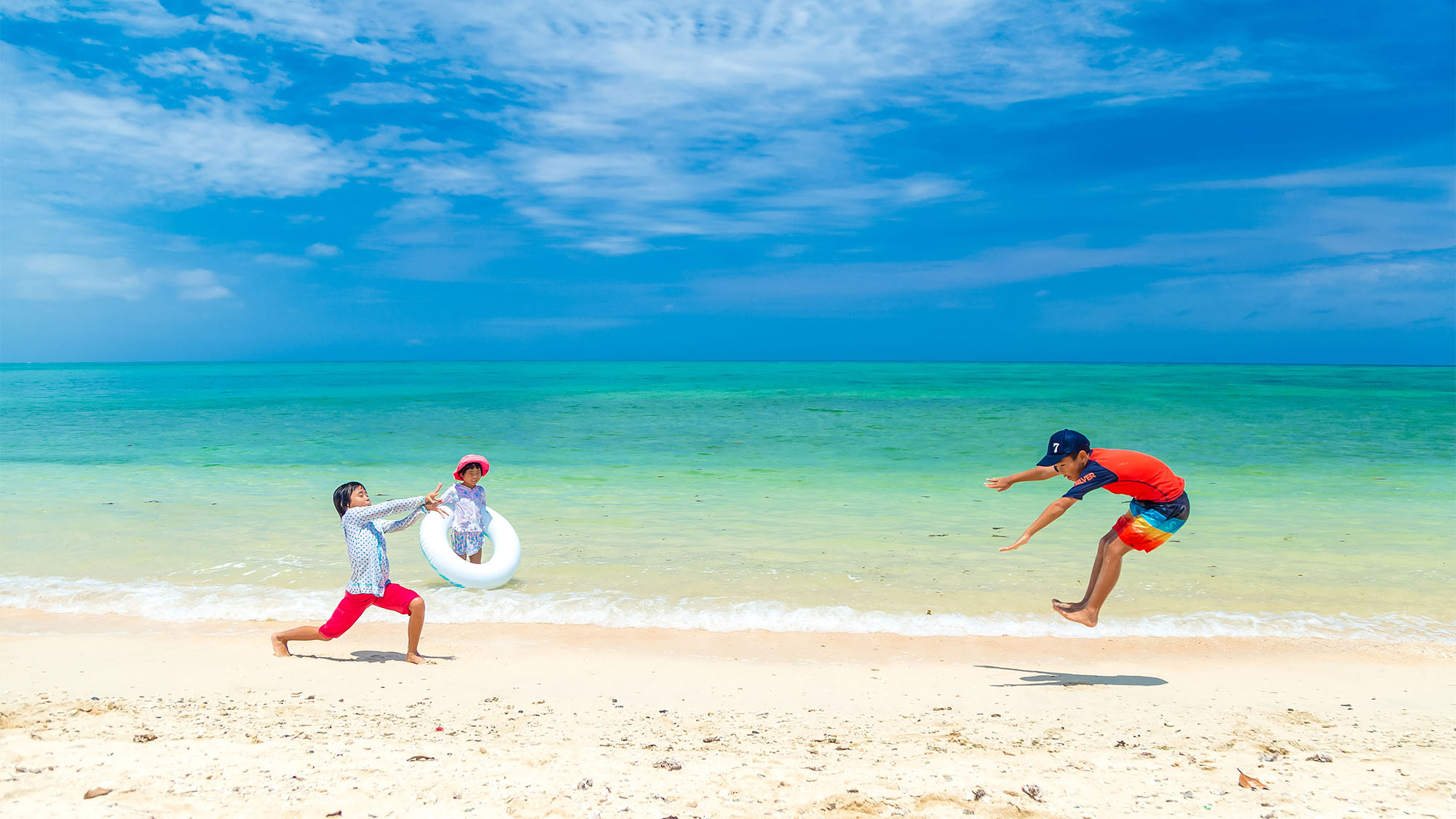 ＜明石海岸＞子供たちも全力で楽しめるビーチが徒歩圏内に