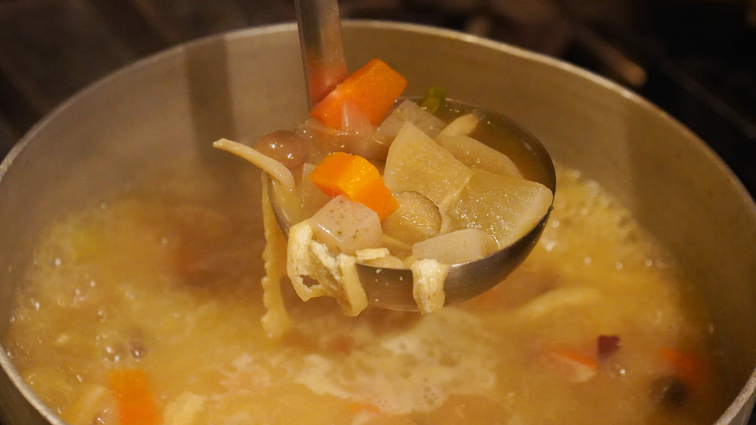 朝食ビュッフェ【具沢山のお味噌汁】