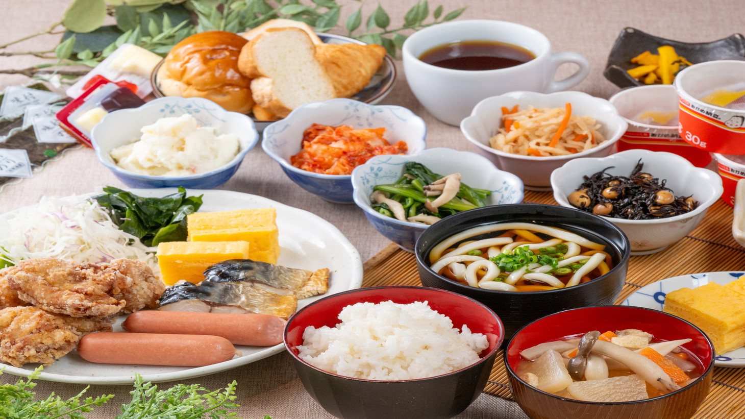 朝食ビュッフェ