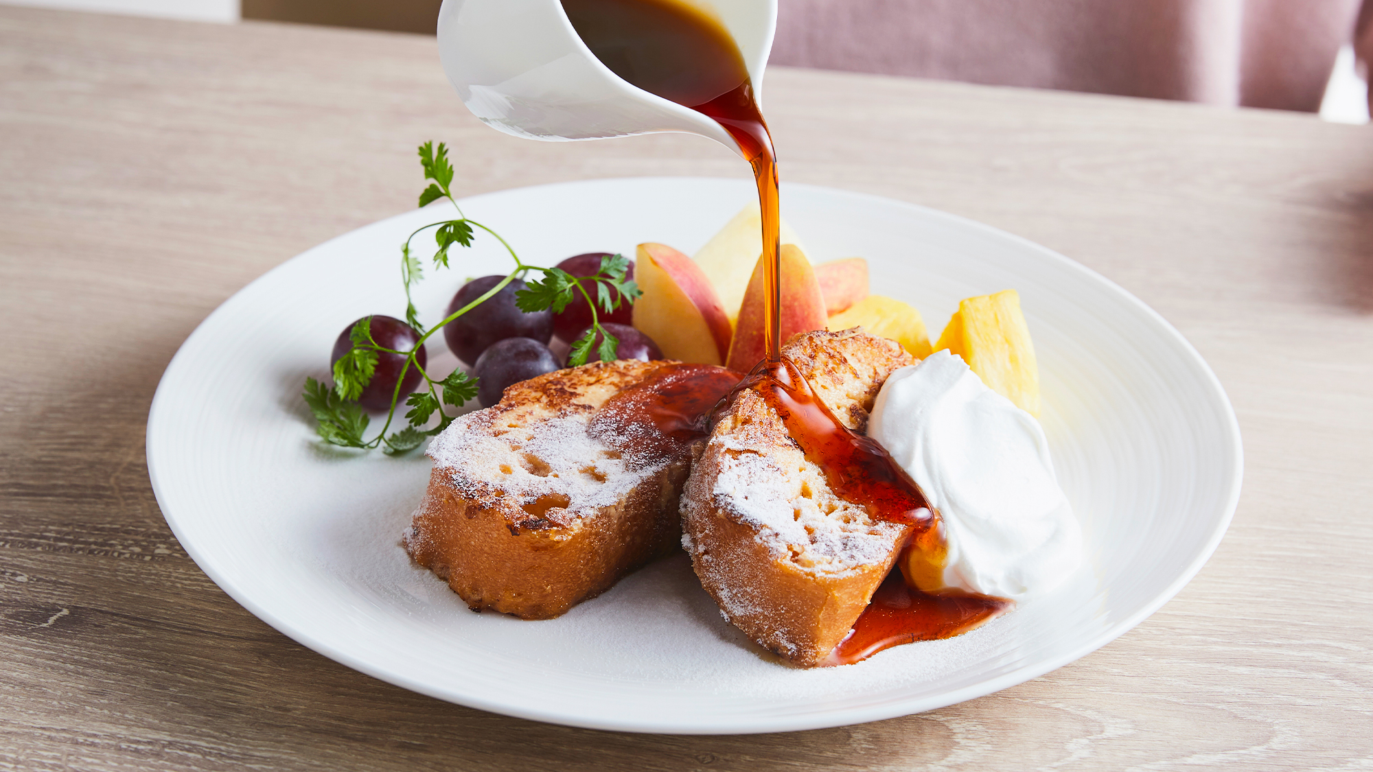 朝食ビュッフェ　フレンチトースト