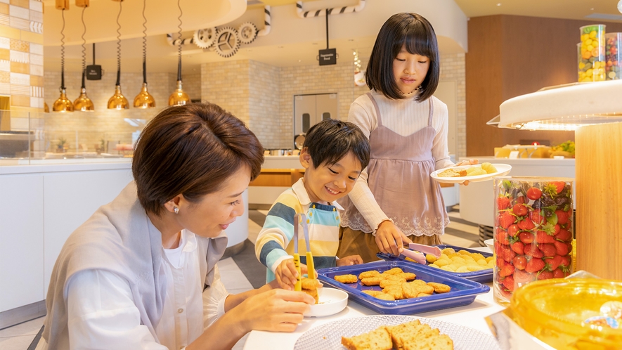 朝食ビュッフェ キッズコーナー