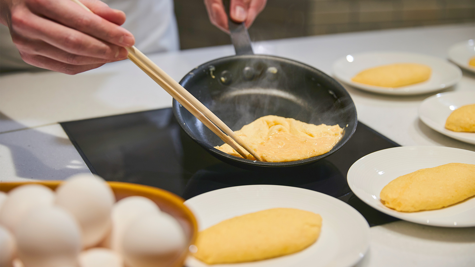 朝食ビュッフェ｜オムレツ