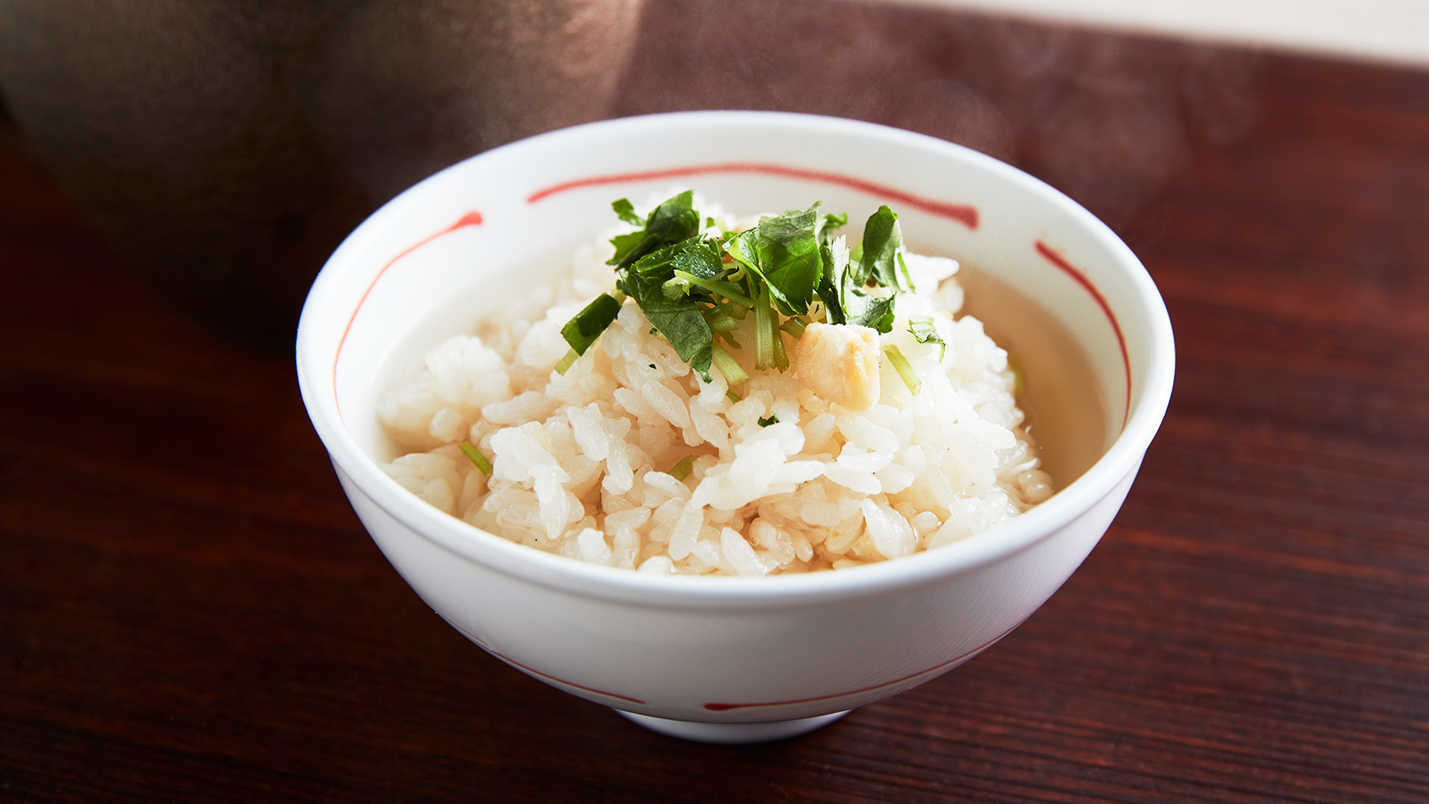 朝食ビュッフェ　鯛めしだし茶漬け