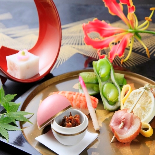 ★ご夕食（一例）日本酒に合う懐石料理
