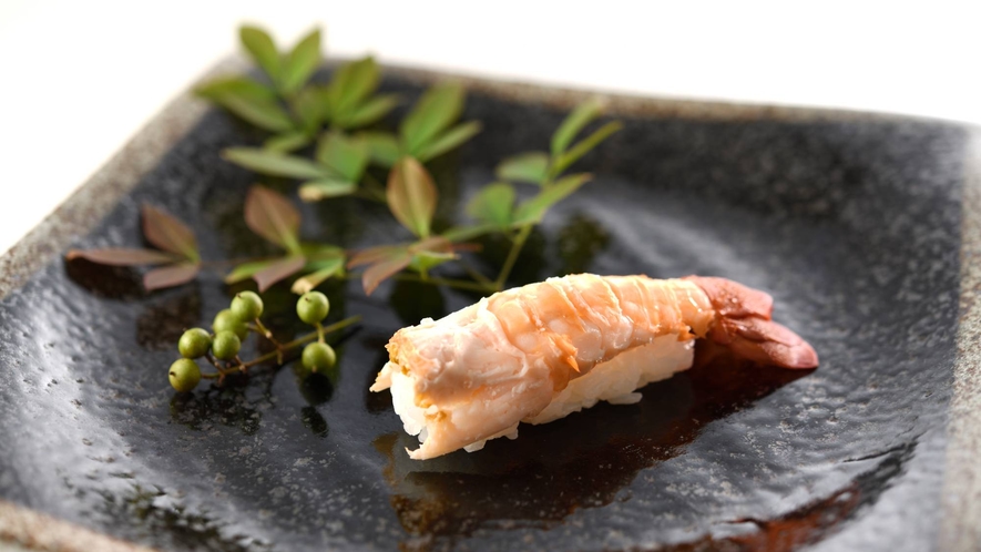 ・【夕食一例】伊勢海老のにぎり寿司