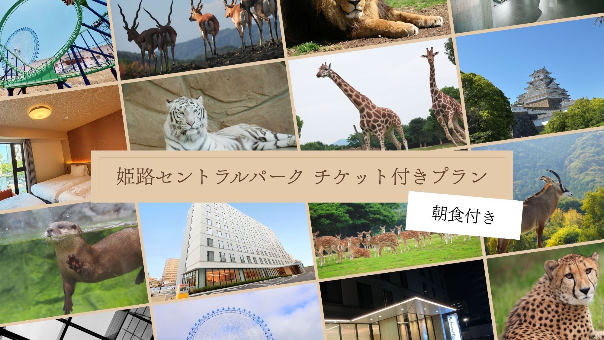 姫路セントラルパーク入場券付きプラン -朝食付-　