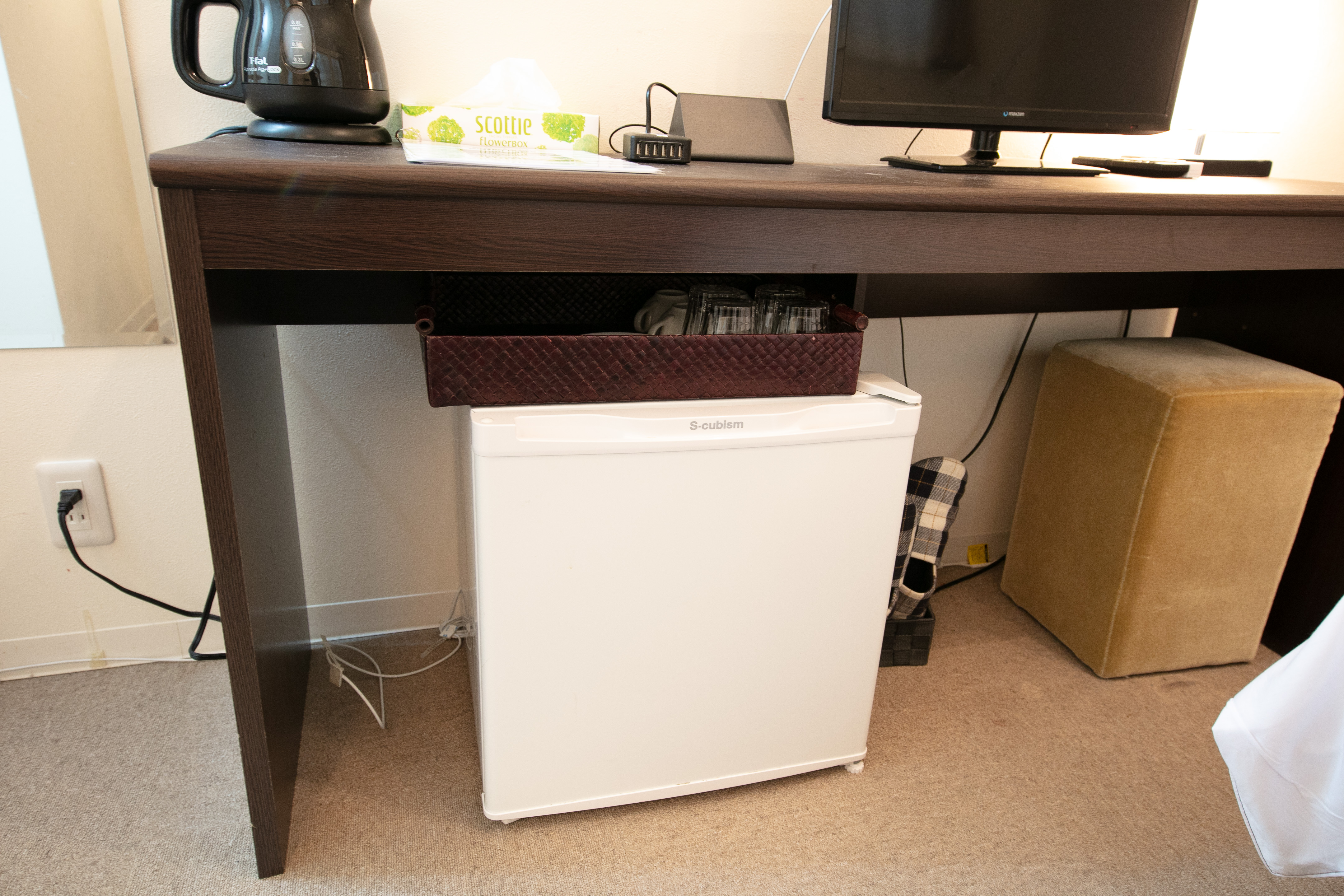 ダブルベッドx1　202号室