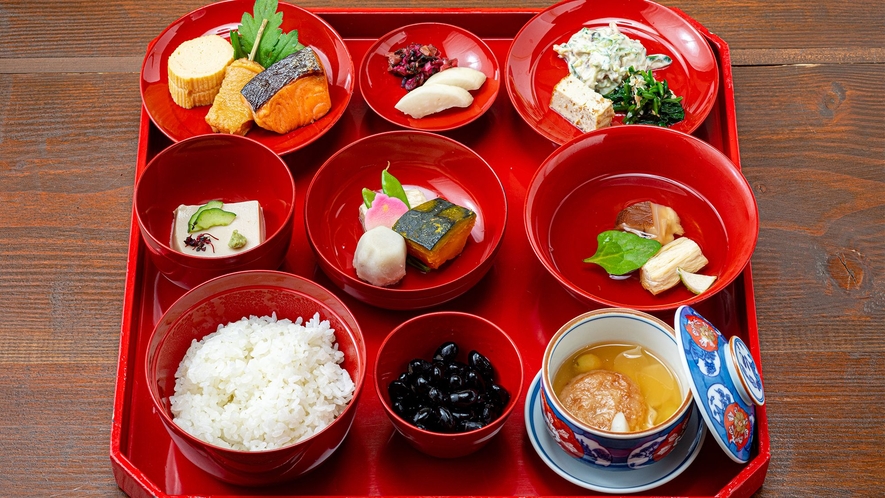 ・和朝食例　割烹専門店「泉仙」さんの和朝食セット