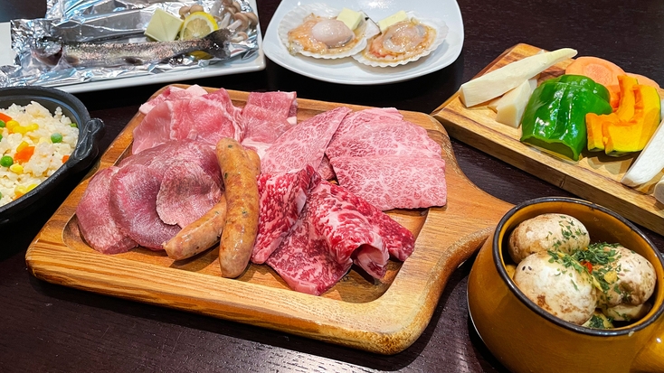 快適なホテルステイとアウトドアを両方堪能できるグランピングBBQディナー付きプラン＜２食付＞