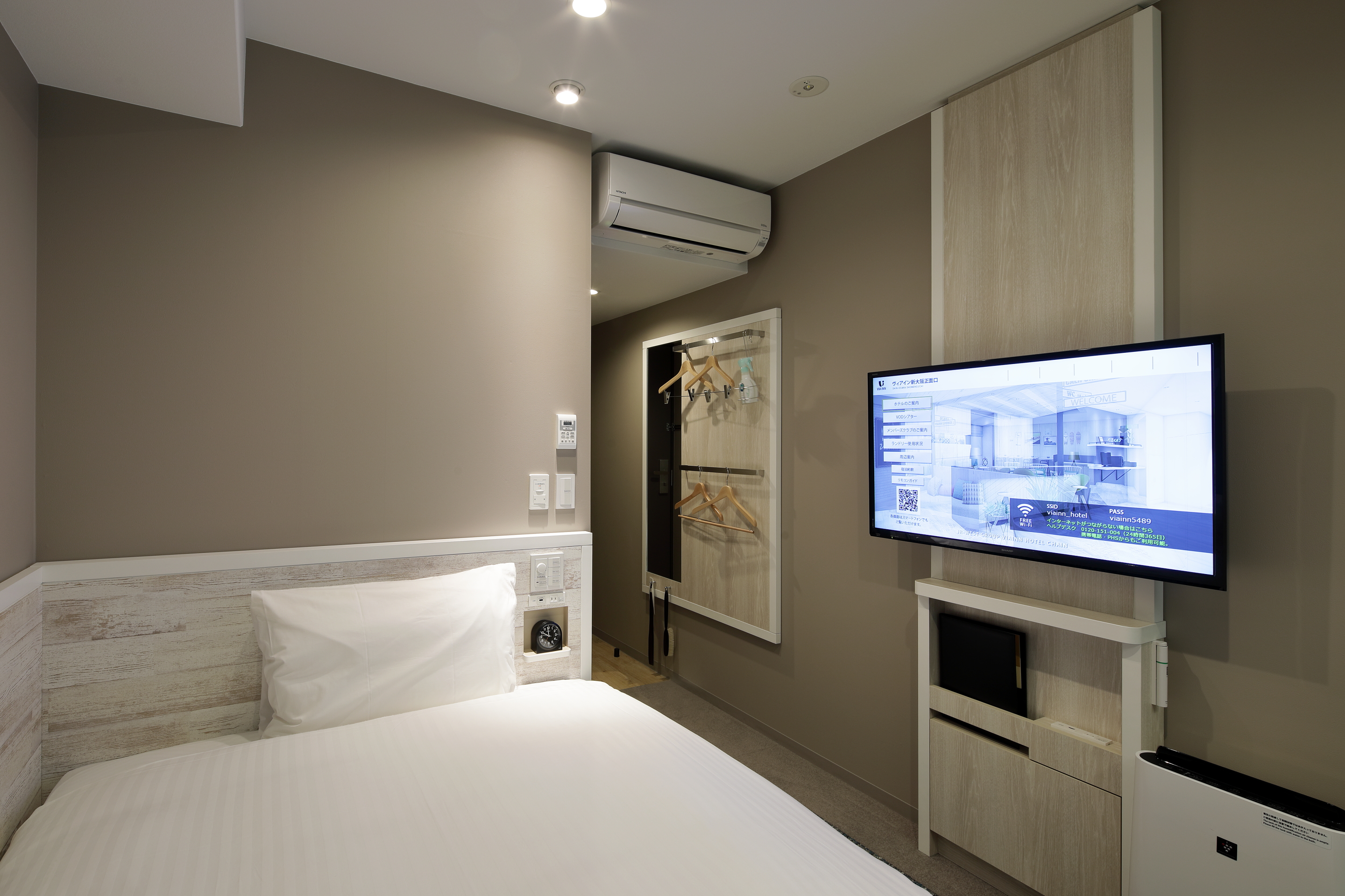 シングルA(13㎡ / 140cmサイズベッド)