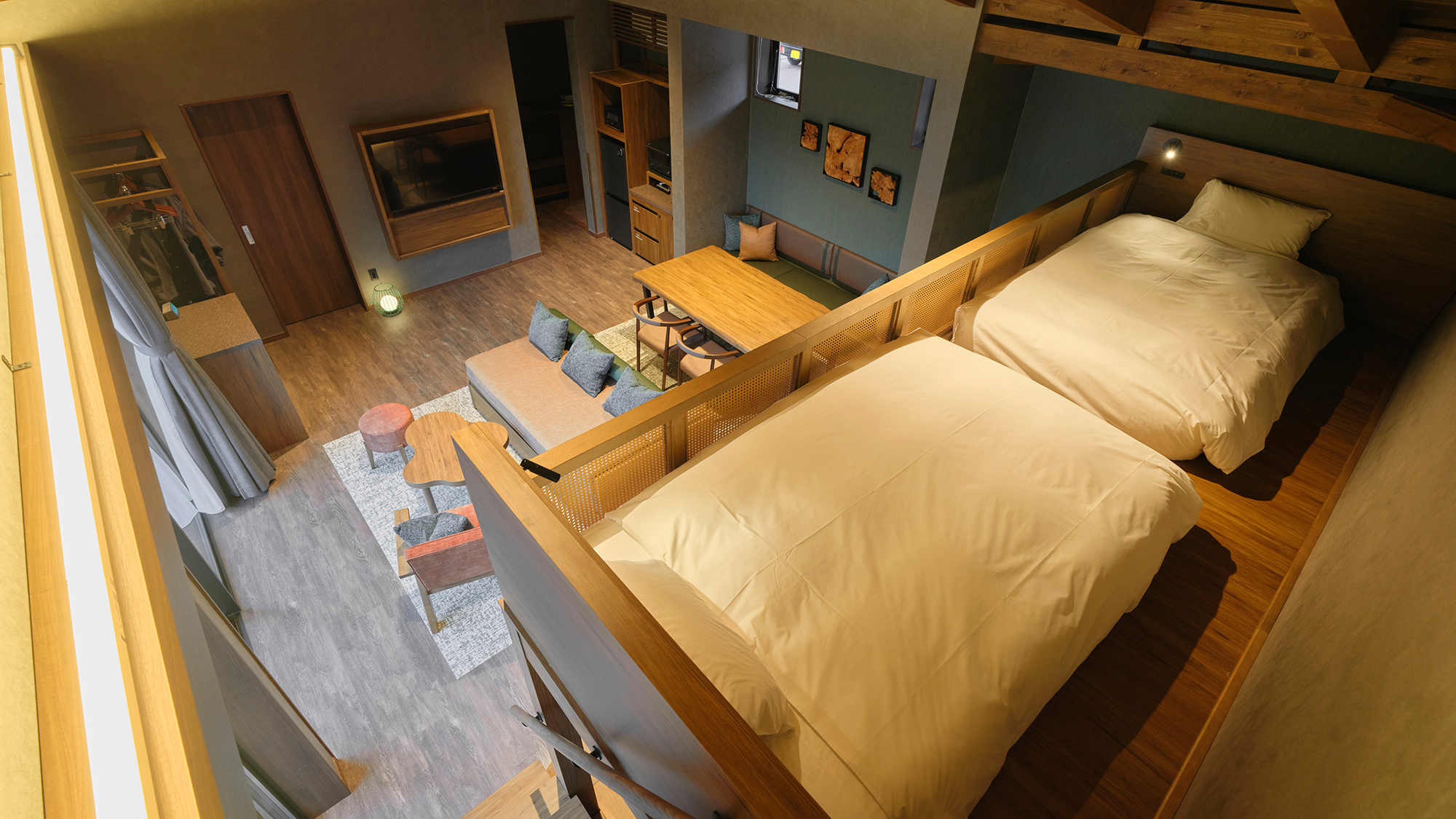 【ASOBIYUKU VILLA／バンクベッド】