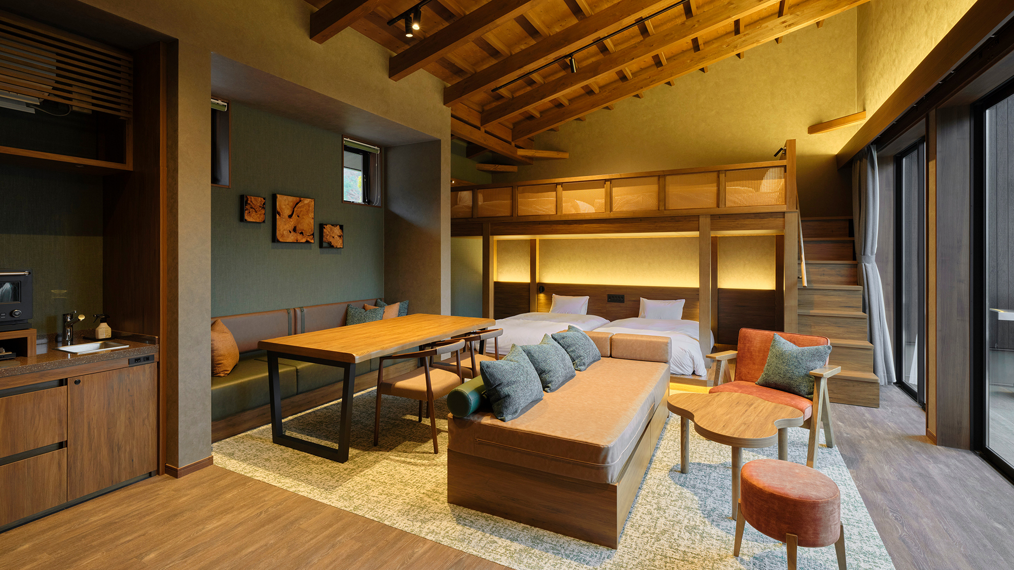 【ASOBIYUKU VILLA／バンクベッド】