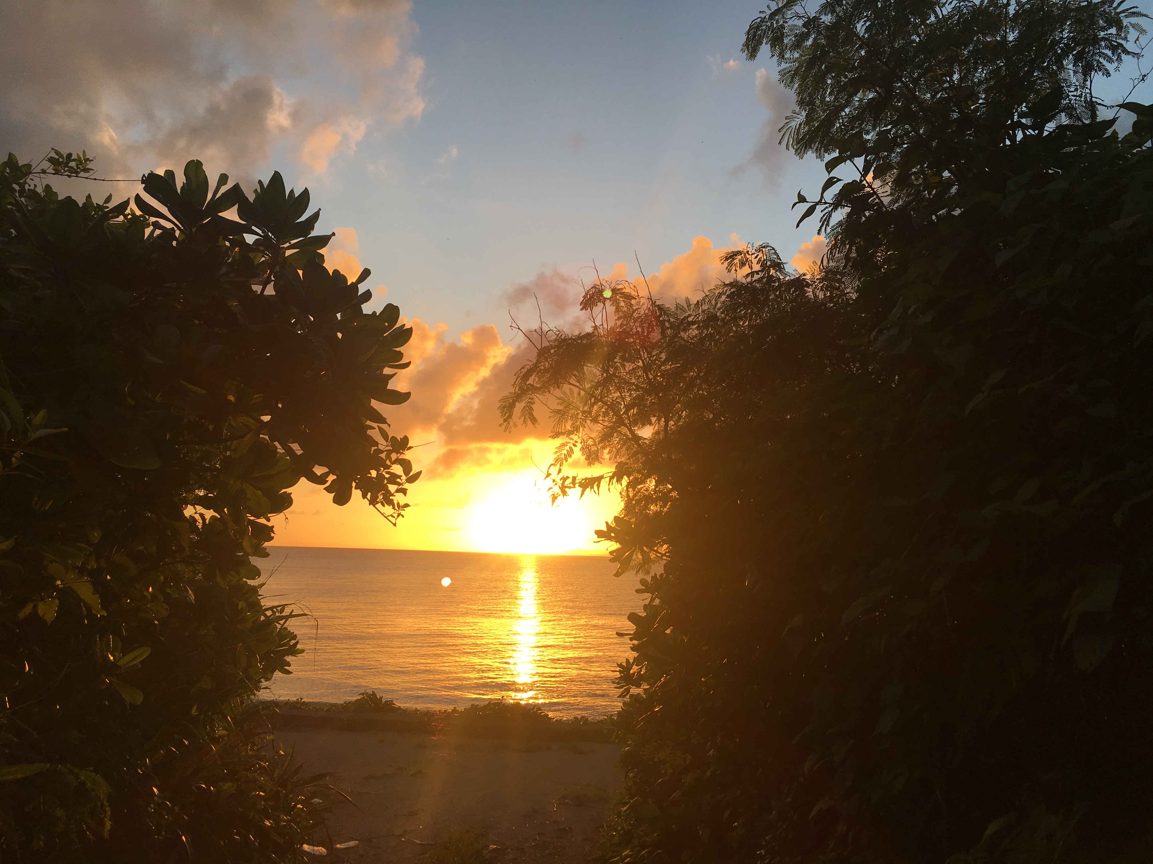 フサキビーチの夕日２