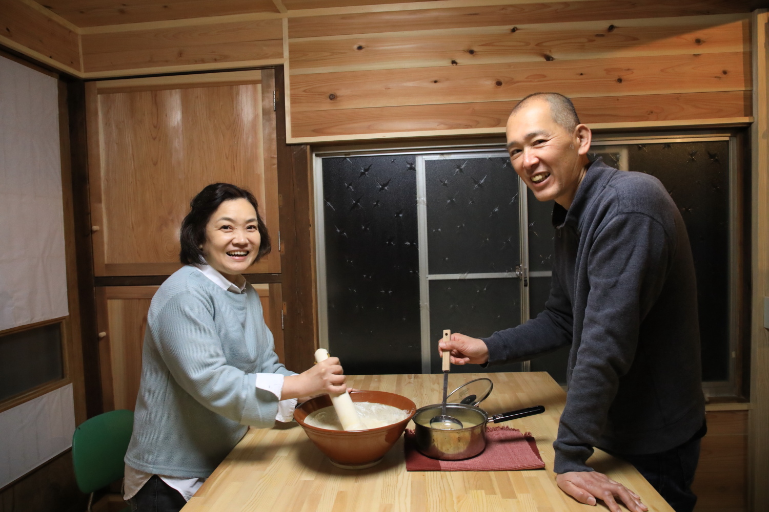 ≪古民家宿に泊まる季節の茶の里体験付≫【静岡県産】掛川名物いも汁作りとお茶三昧の休日　夕・朝食付き