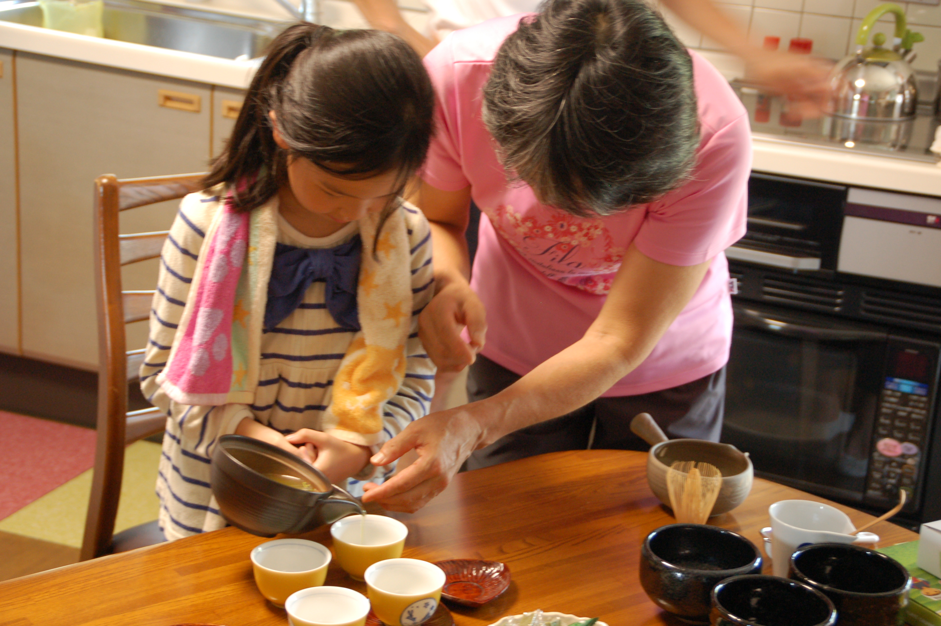 お茶の美味しい淹れ方体験