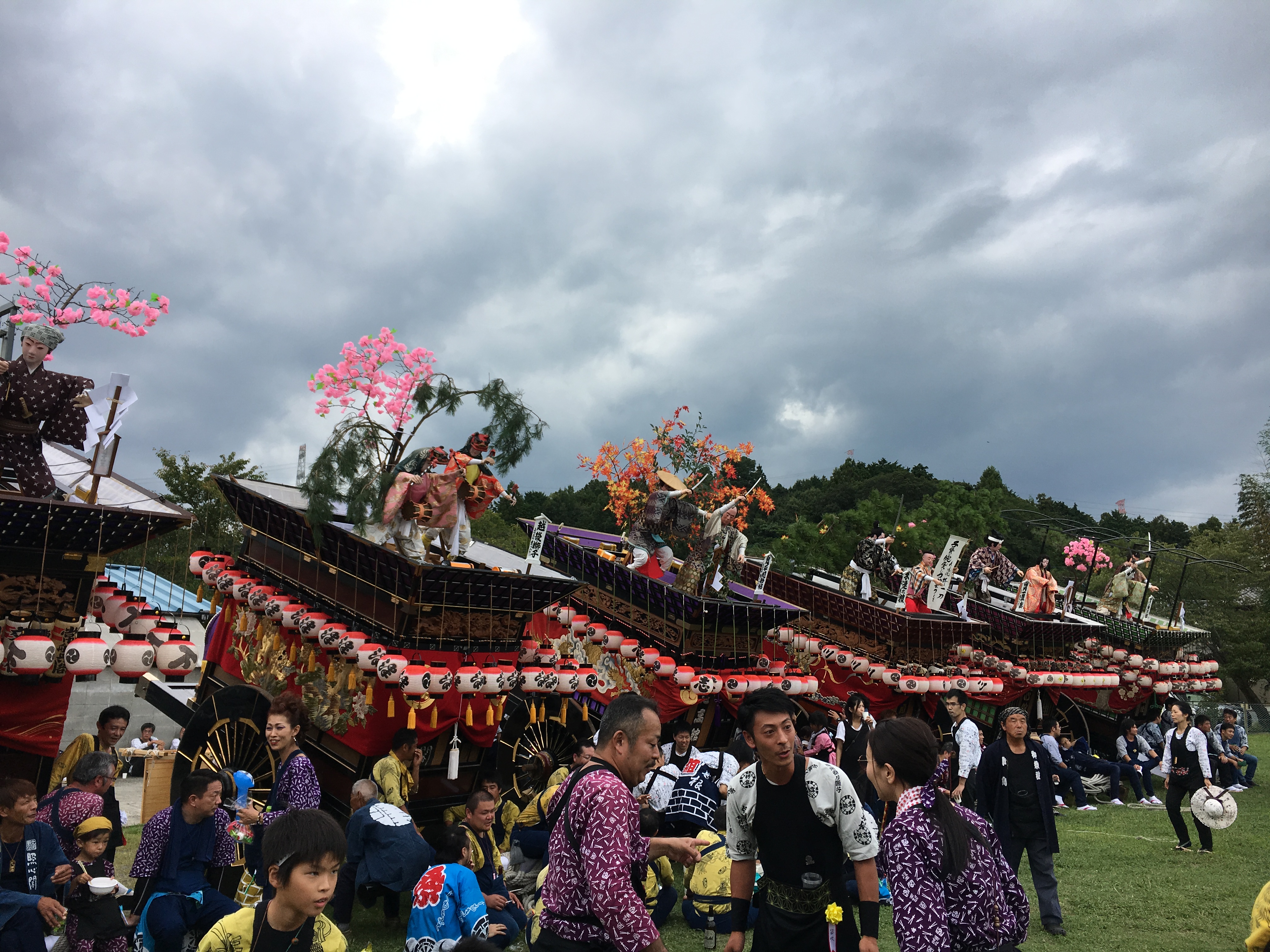 お祭り広場全山車大集合