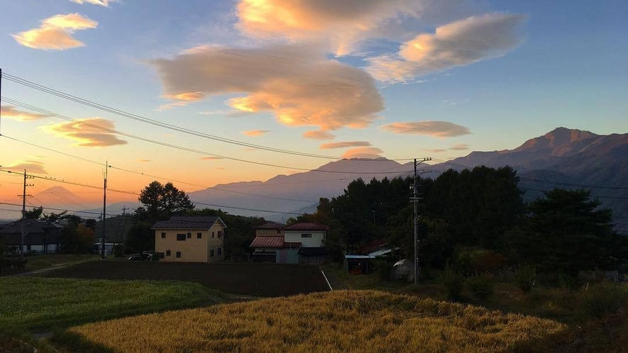 宿からの風景　