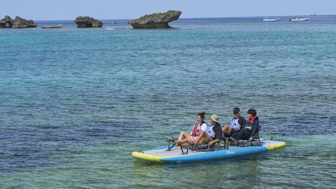 【あしびー・リトリート】＜連泊＞BIGペダルボートがおすすめ！瀬良垣あしびークーポン付／朝食ブッフェ