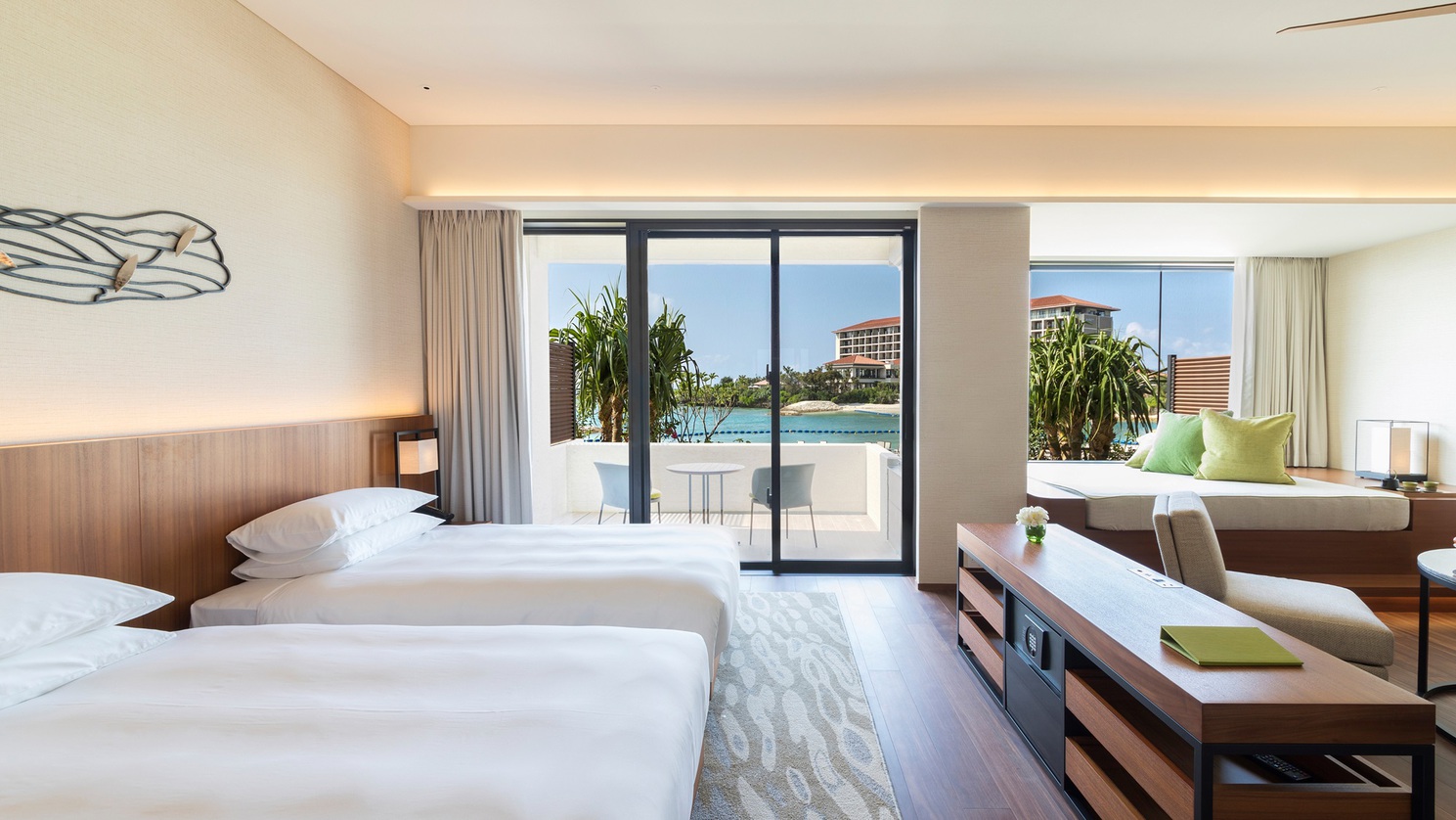 【1ベッドルームビーチハウス ツイン】プライベートな雰囲気を楽しめる「ザ・ビーチハウス」