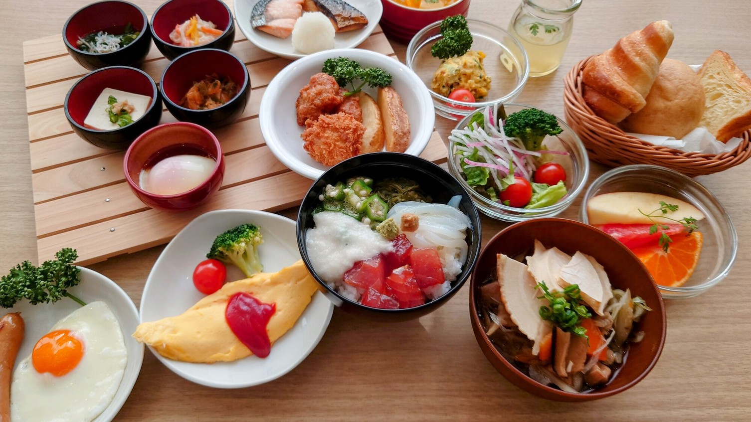 【お部屋タイプお任せ】当日限定！チェックアウト9時プラン≪朝食付≫