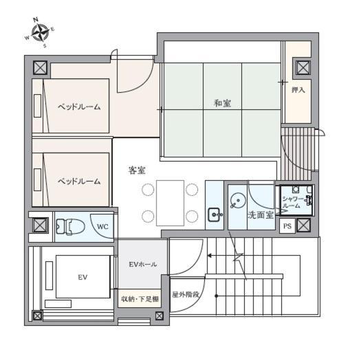 〈STANDARD PLAN〉レトロな大阪を満喫　1フロア１室のプライベート空間
