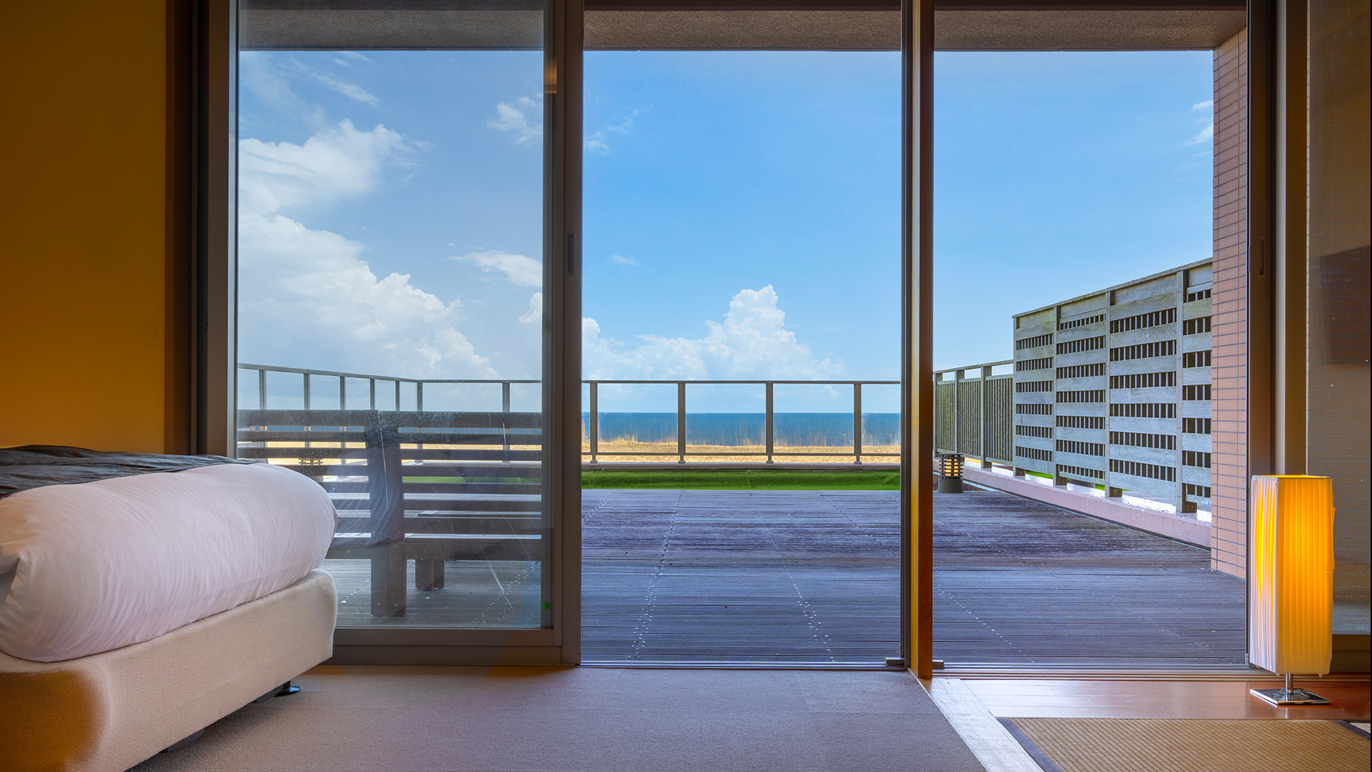 【太平洋ビュー◇バリアフリー和洋室】&ldquo;段差&rdquo;がなく安心してご滞在いただける空間デザインを