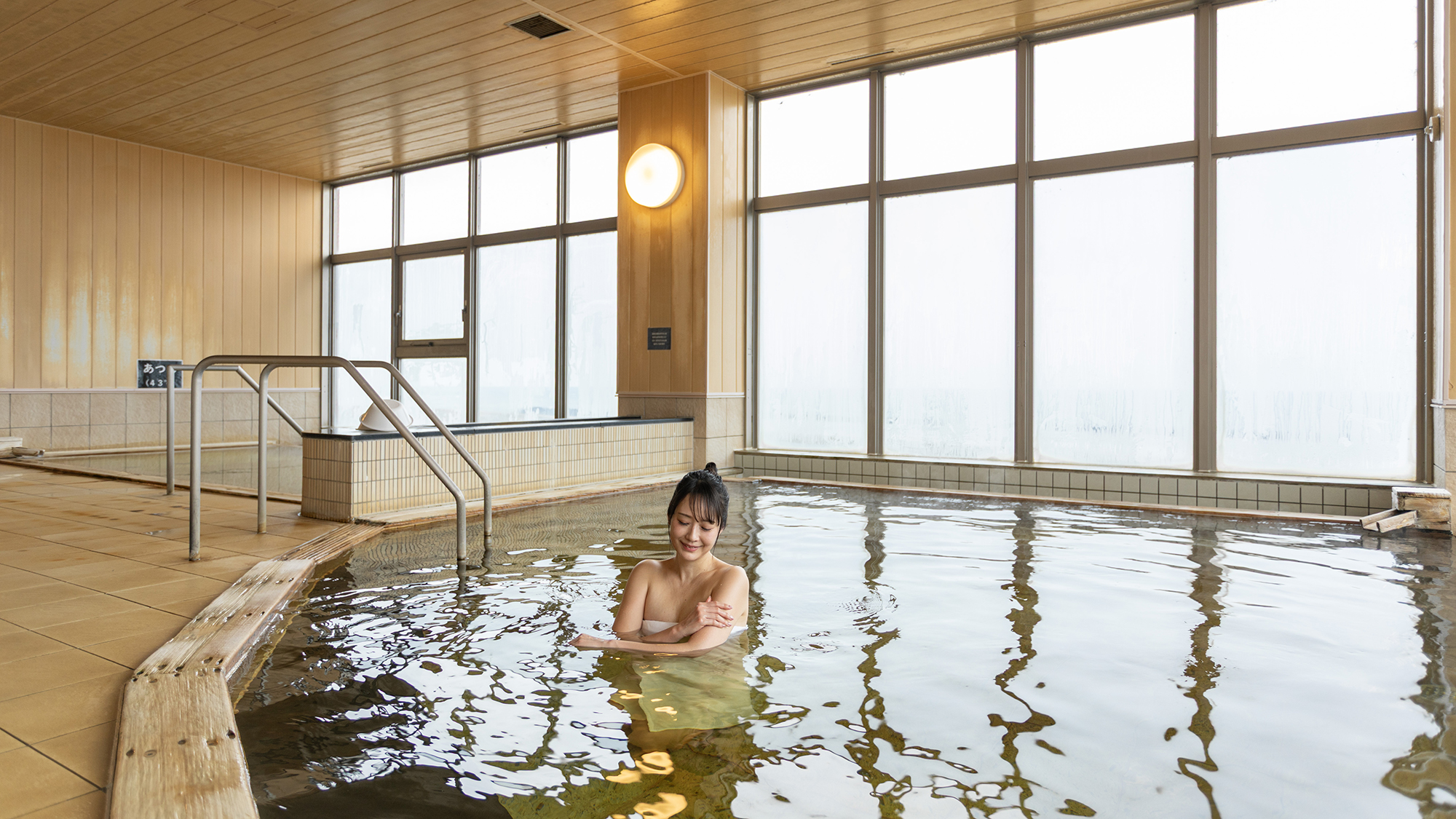 【大浴場】&ldquo;わたり町唯一&rdquo;の＜天然温泉＞&ldquo;とろみのある泉質&rdquo;が人気！