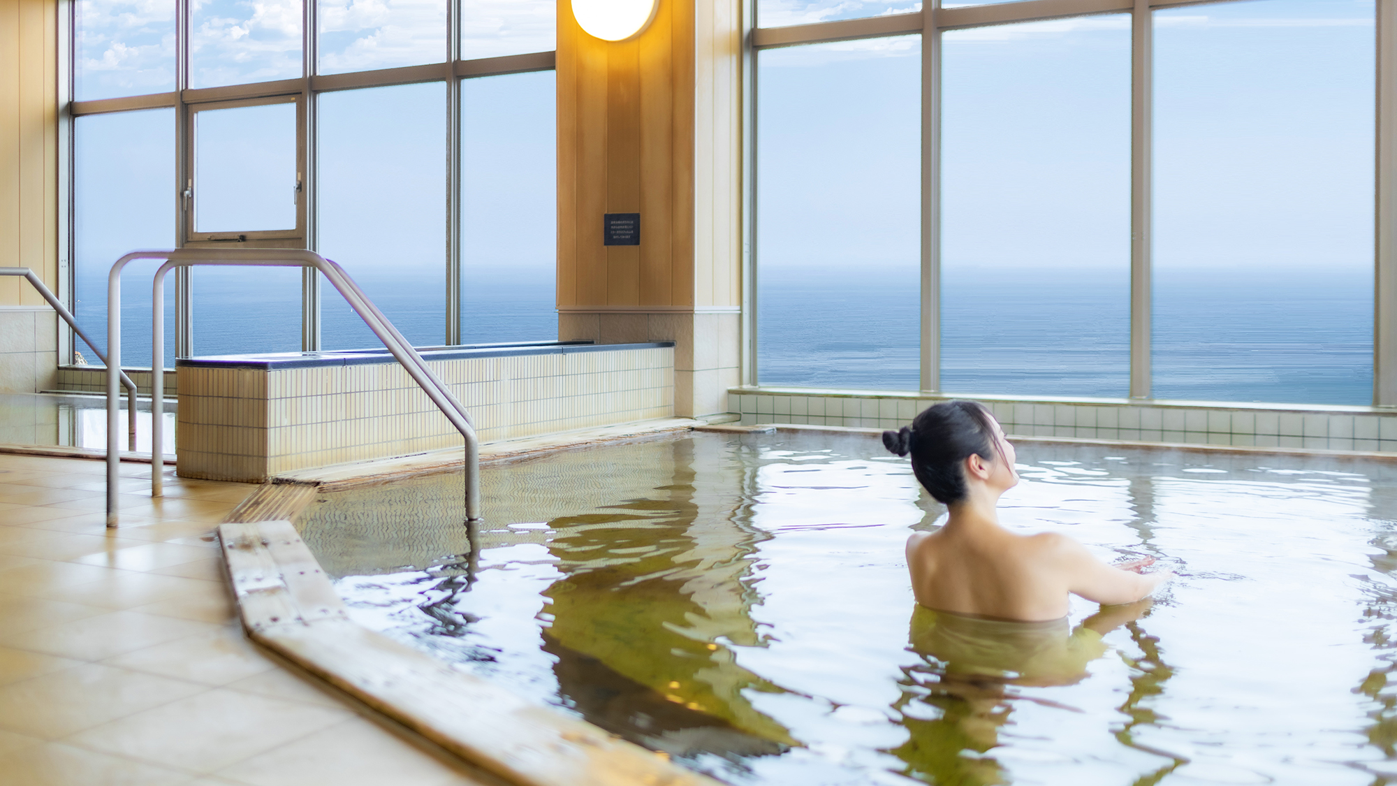 【大浴場】&ldquo;わたり町唯一&rdquo;の＜天然温泉＞&ldquo;とろみのある泉質&rdquo;が人気！