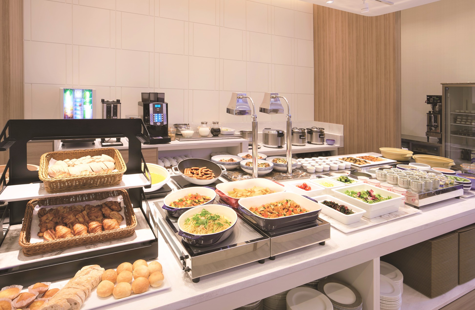 朝食ビュッフェ